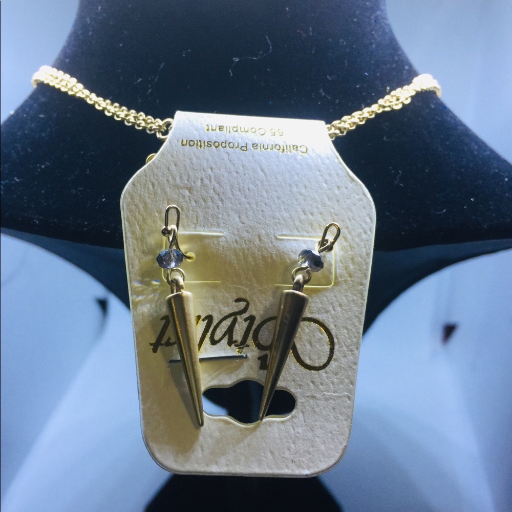 Ladies Fashion Spike Necklace - Picture 2 of 3